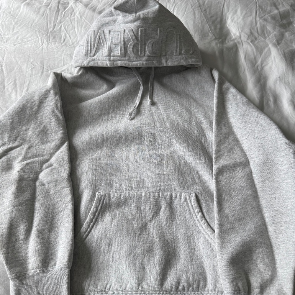 Supreme Embroidered Outline Hooded Sweatshirt